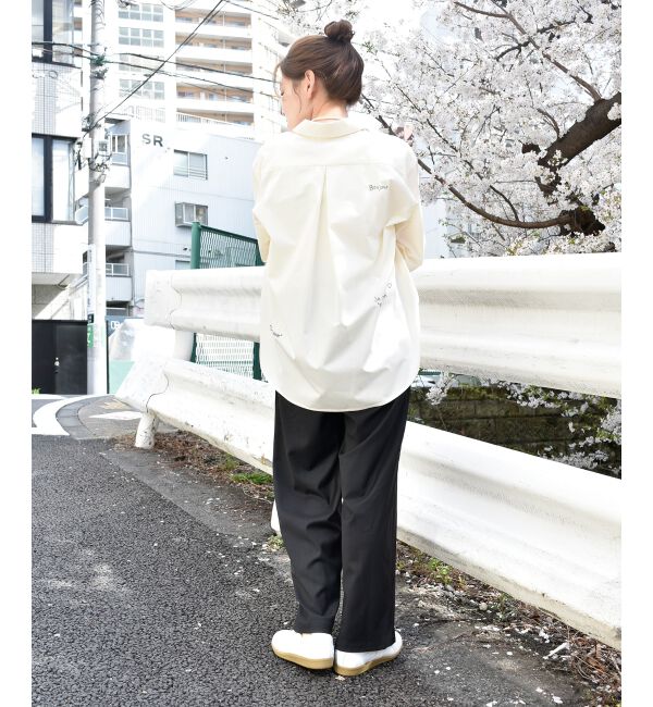 le.coeur blanc「サイドベルトタックワイドパンツ」|その他|
