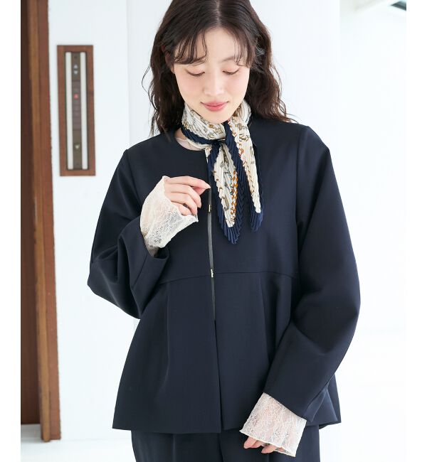  「《WEB限定アイテム》ビットプリントプリーツスカーフ」|バンダナ・スカーフ|