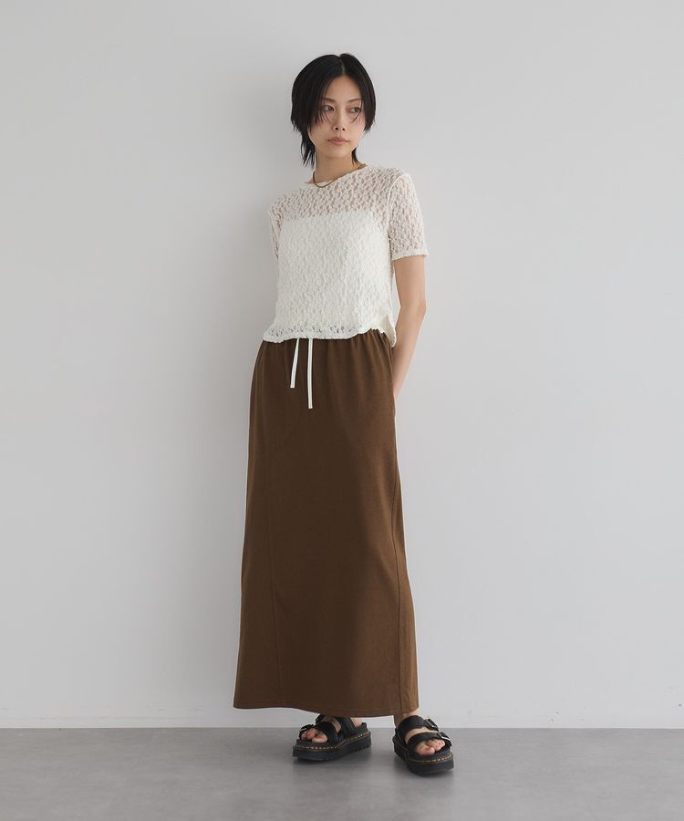 GARAGE OF GOOD CLOTHING「【日本製】クロッチデザインロングスカート」|タイト|