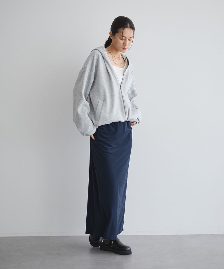 GARAGE OF GOOD CLOTHING「ベロアIラインロングスカート」|タイト|