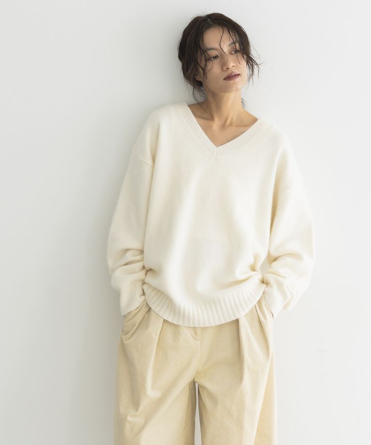 GARAGE OF GOOD CLOTHING「【TORRAZZO DONNA】ベーシックVネックニット」|ニット・セーター|