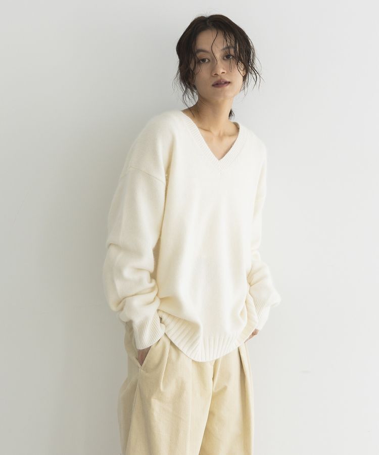 GARAGE OF GOOD CLOTHING「【TORRAZZO DONNA】ベーシックVネックニット」|ニット・セーター|
