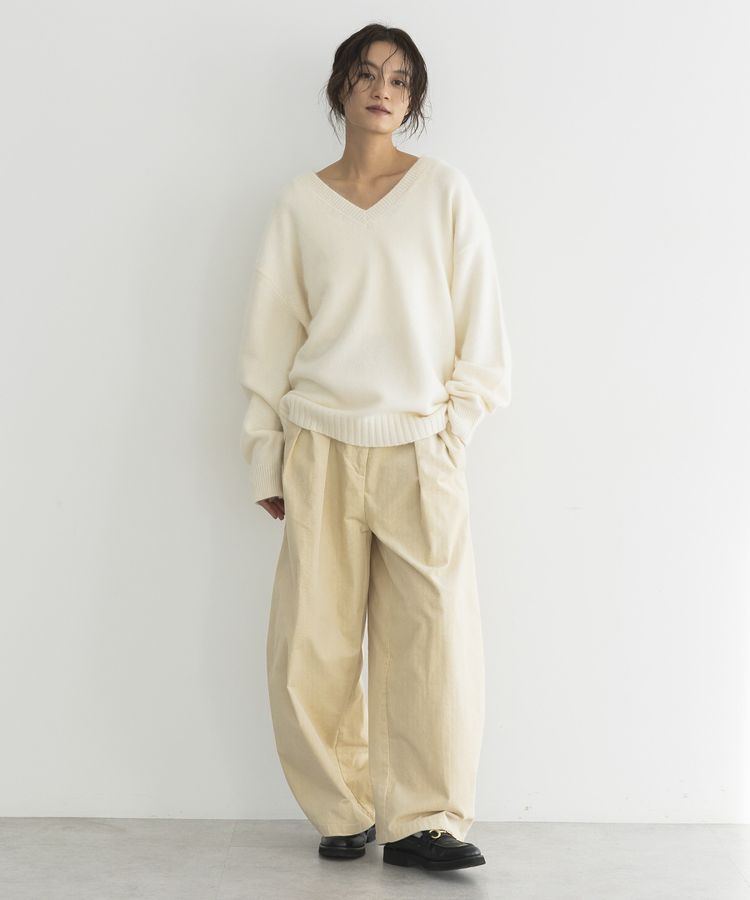 GARAGE OF GOOD CLOTHING「【TORRAZZO DONNA】ベーシックVネックニット」|ニット・セーター|