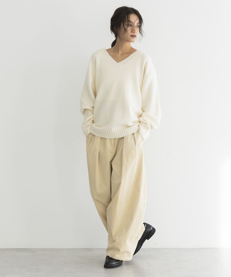 GARAGE OF GOOD CLOTHING「【TORRAZZO DONNA】ベーシックVネックニット」|ニット・セーター|