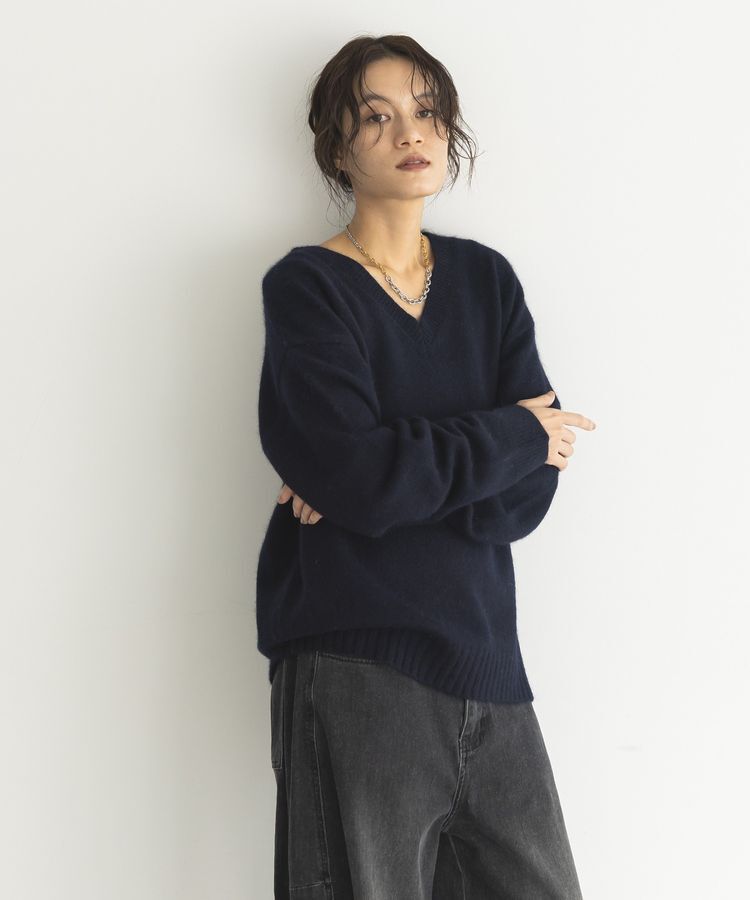 GARAGE OF GOOD CLOTHING「【TORRAZZO DONNA】ベーシックVネックニット」|ニット・セーター|