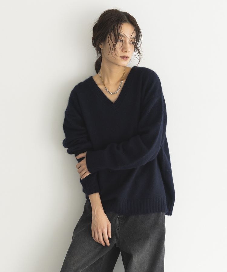 GARAGE OF GOOD CLOTHING「【TORRAZZO DONNA】ベーシックVネックニット」|ニット・セーター|