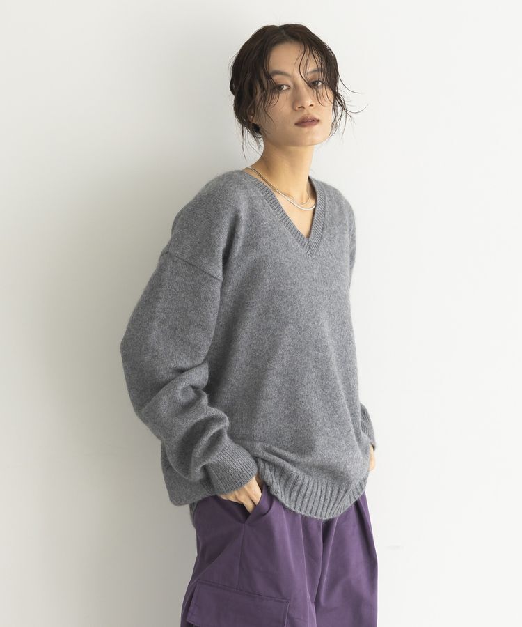 GARAGE OF GOOD CLOTHING「【TORRAZZO DONNA】ベーシックVネックニット」|ニット・セーター|