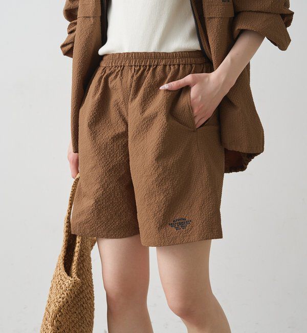  「【UVカット・撥水加工/WEB限定】水陸両用ショートパンツ」|その他|キャメル