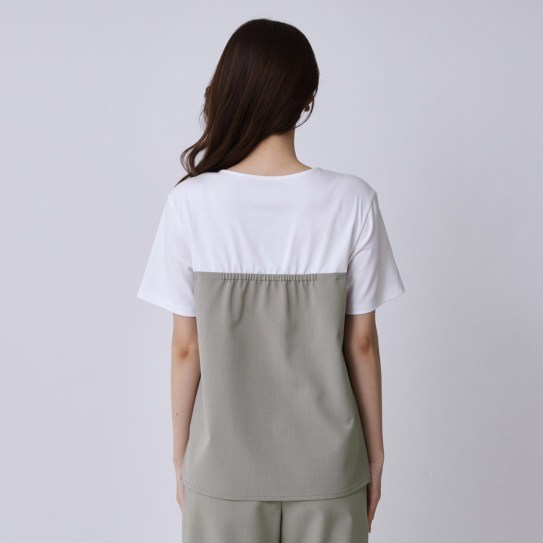 COUP DE CHANCE「【手洗い可】レイヤード風カットソー」|Tシャツ・カットソー|