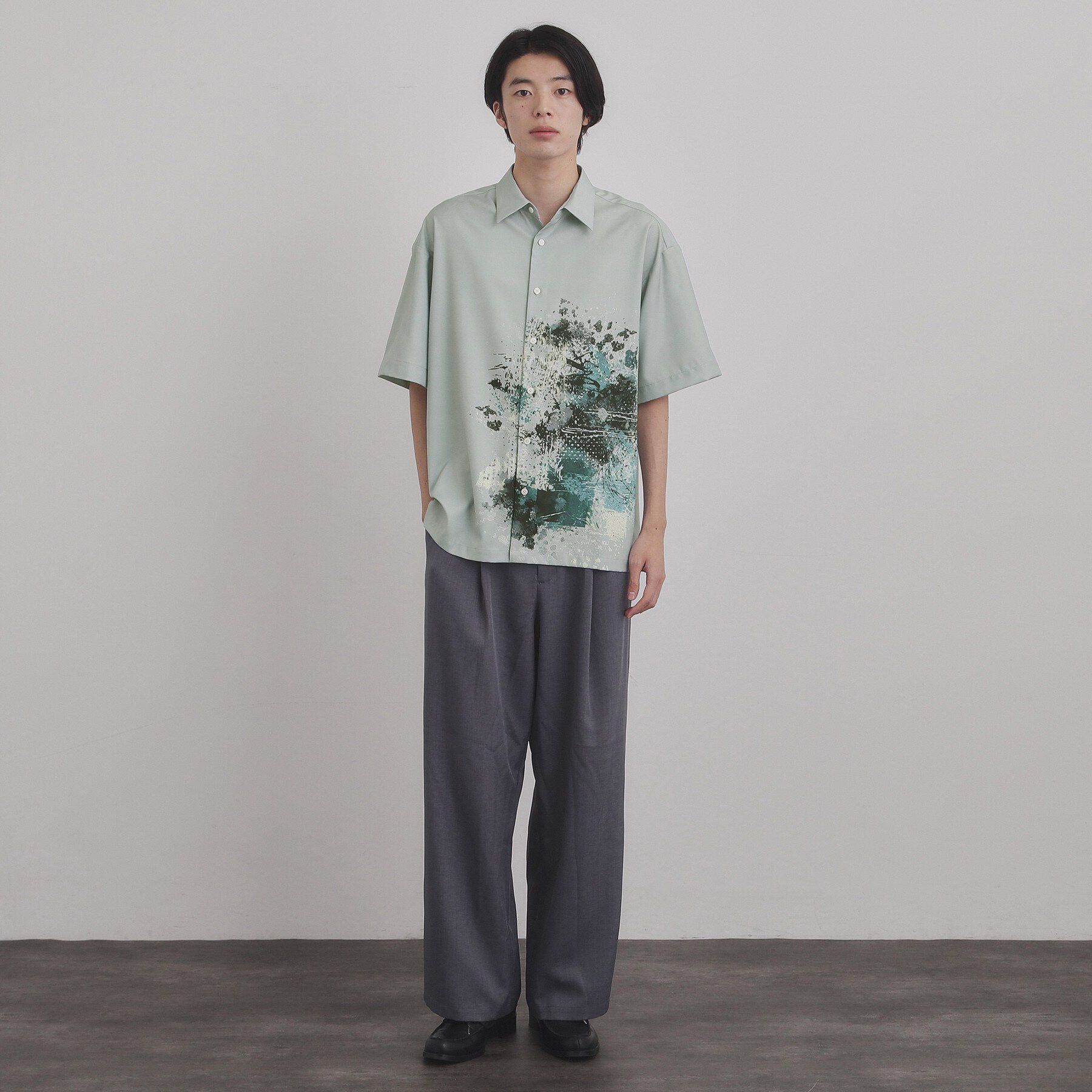 tk.TAKEO KIKUCHI「サイドペイント半袖シャツ」|シャツ・ブラウス|
