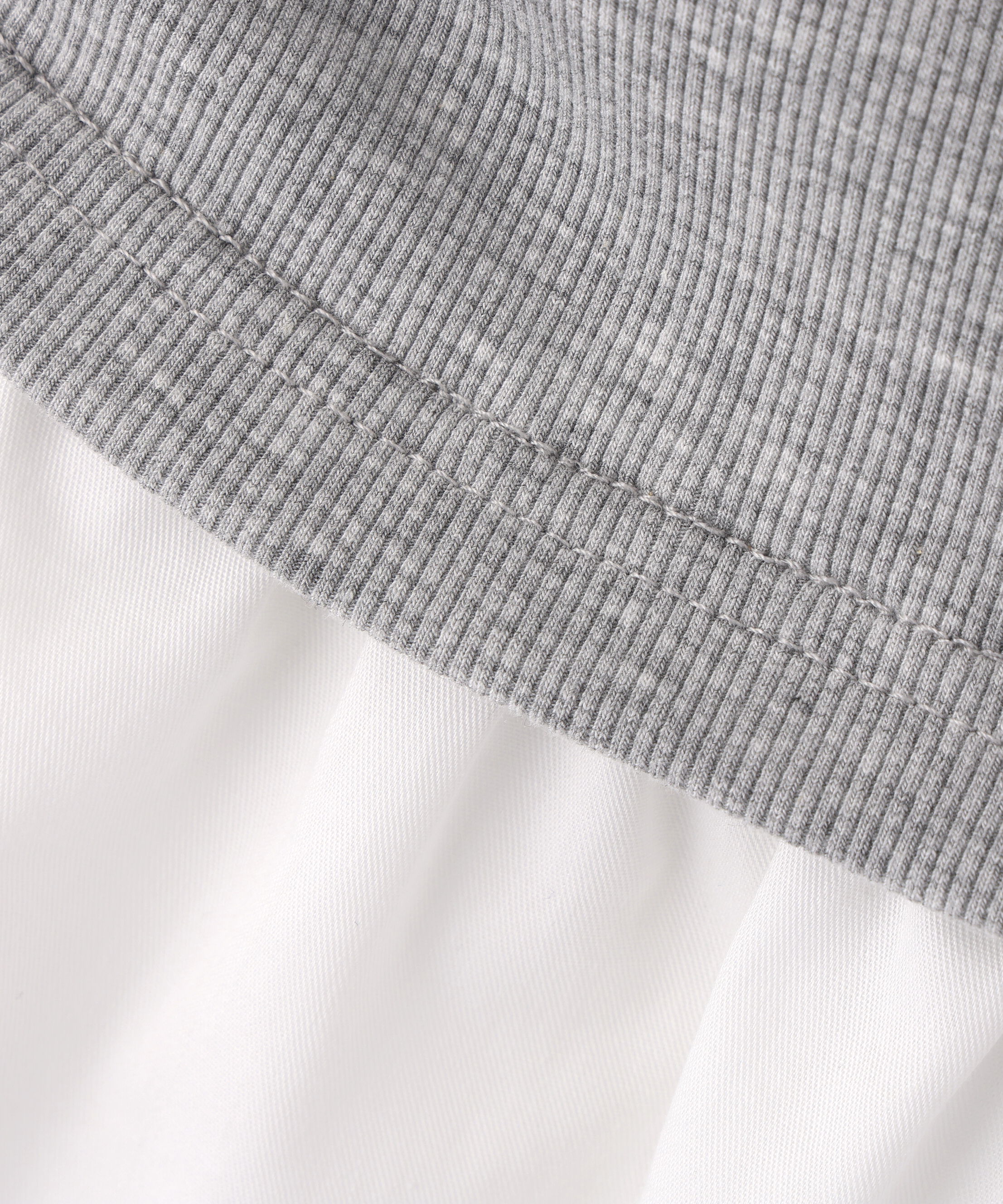  「布帛ドッキングサイドシャーリング半袖カットソー」|Tシャツ・カットソー|
