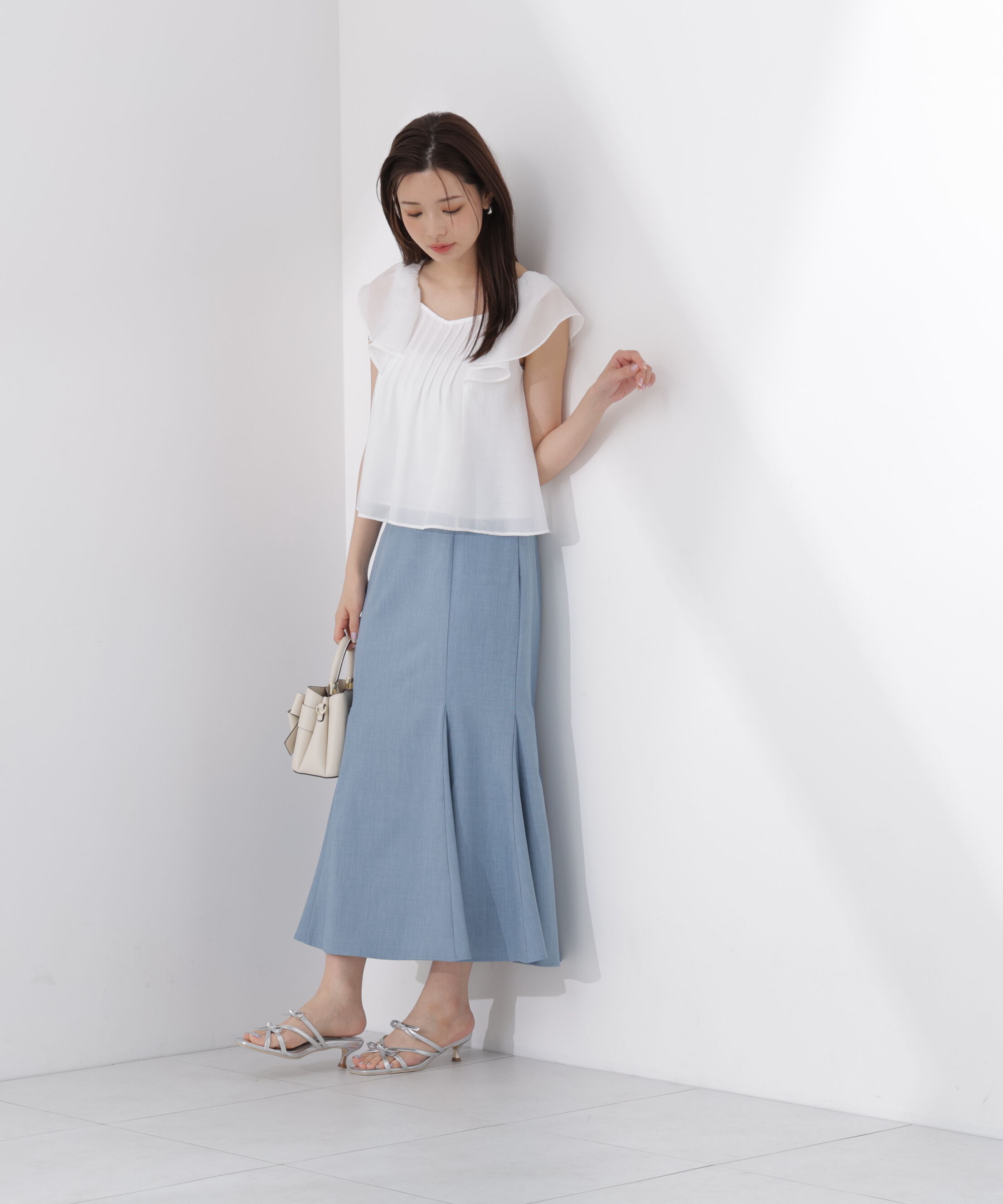 PROPORTION BODY DRESSING「＜青島心さん着用＞ハイウエストマーメイドスカート」|スカート|