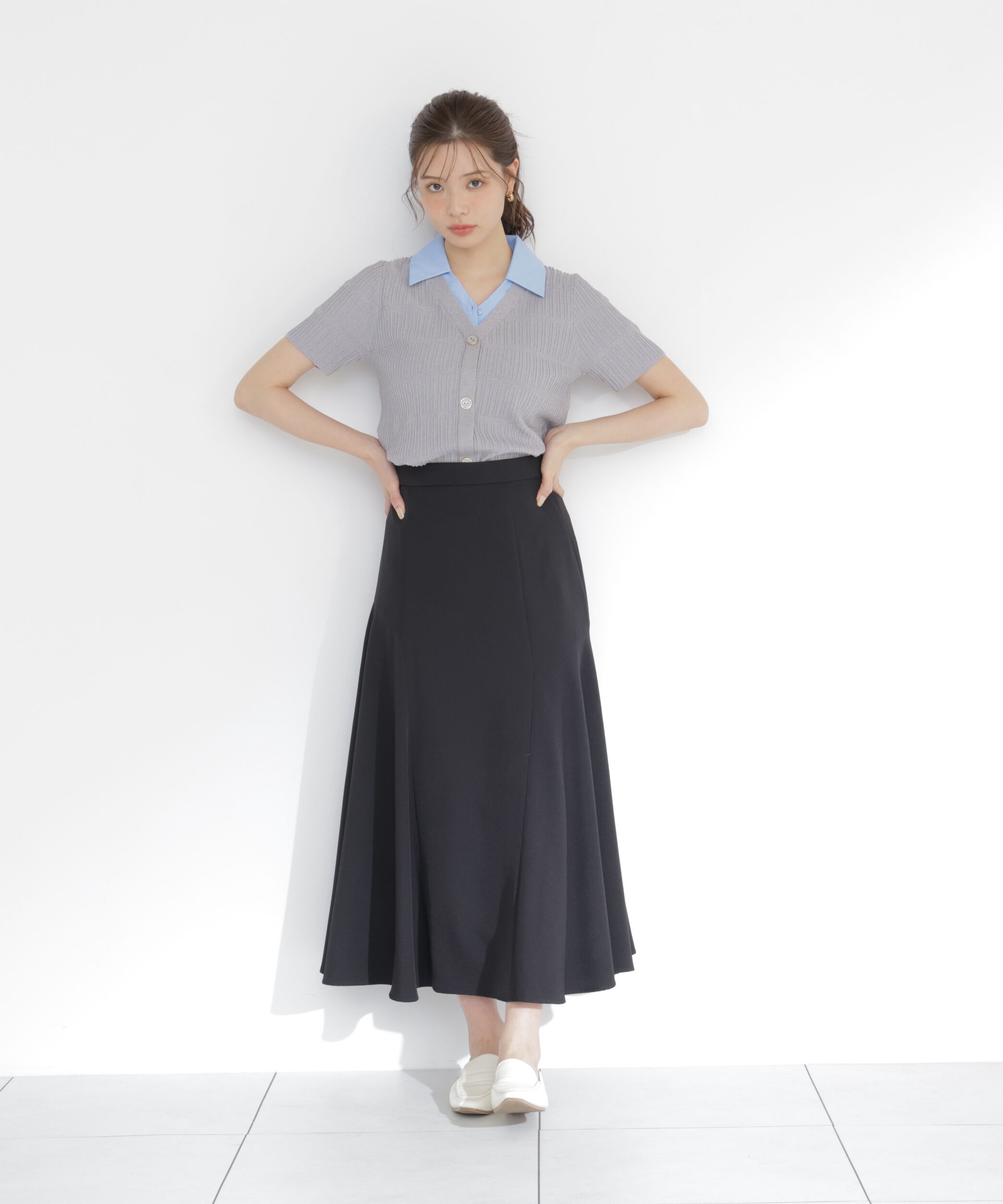 PROPORTION BODY DRESSING「アシメ切替スカート」|スカート|