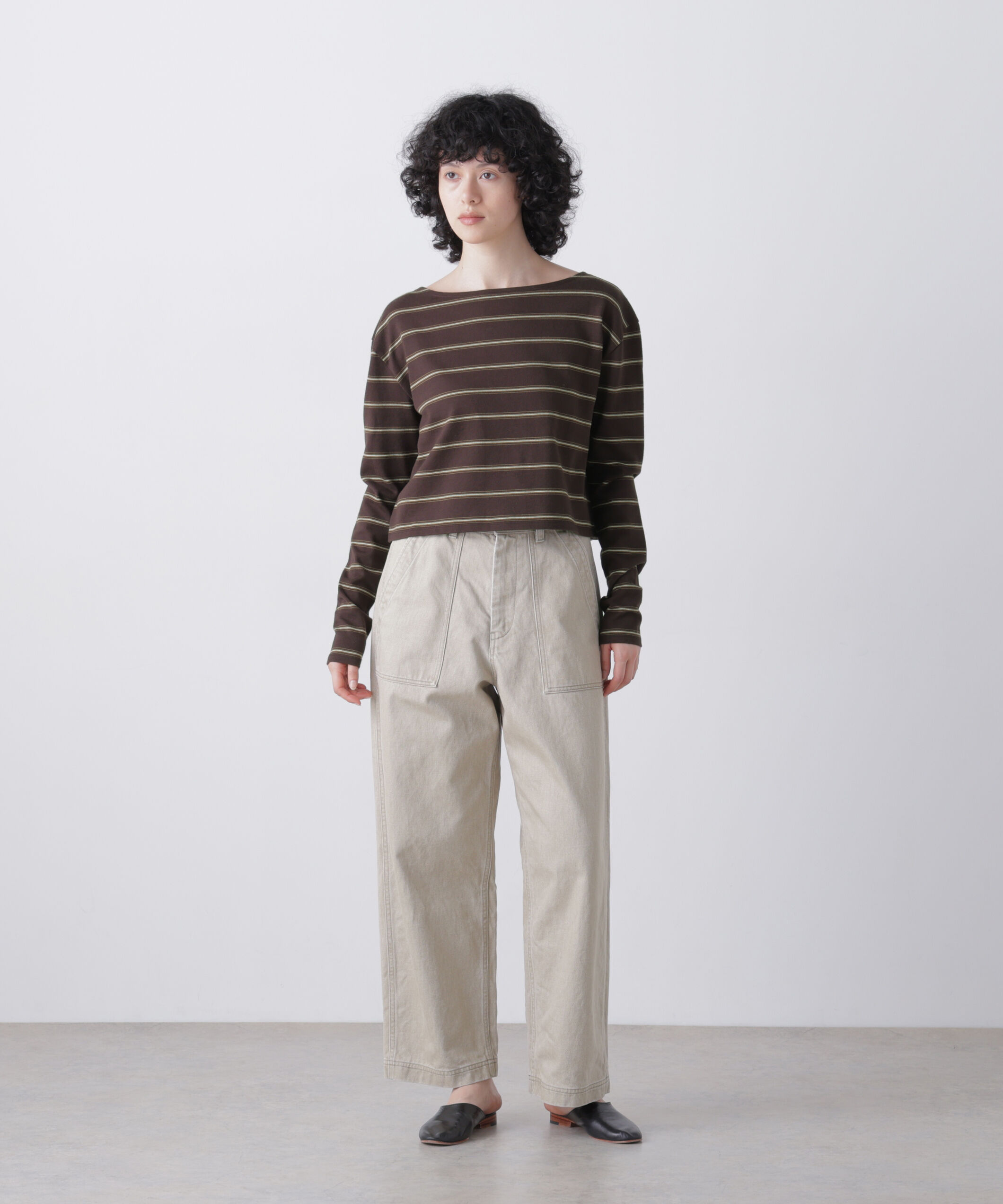YLEVE 「YLEVE / HEAVYWEIGHT SOFT JERSEY BORDER LONG-SLEEVE T」|Tシャツ・カットソー|