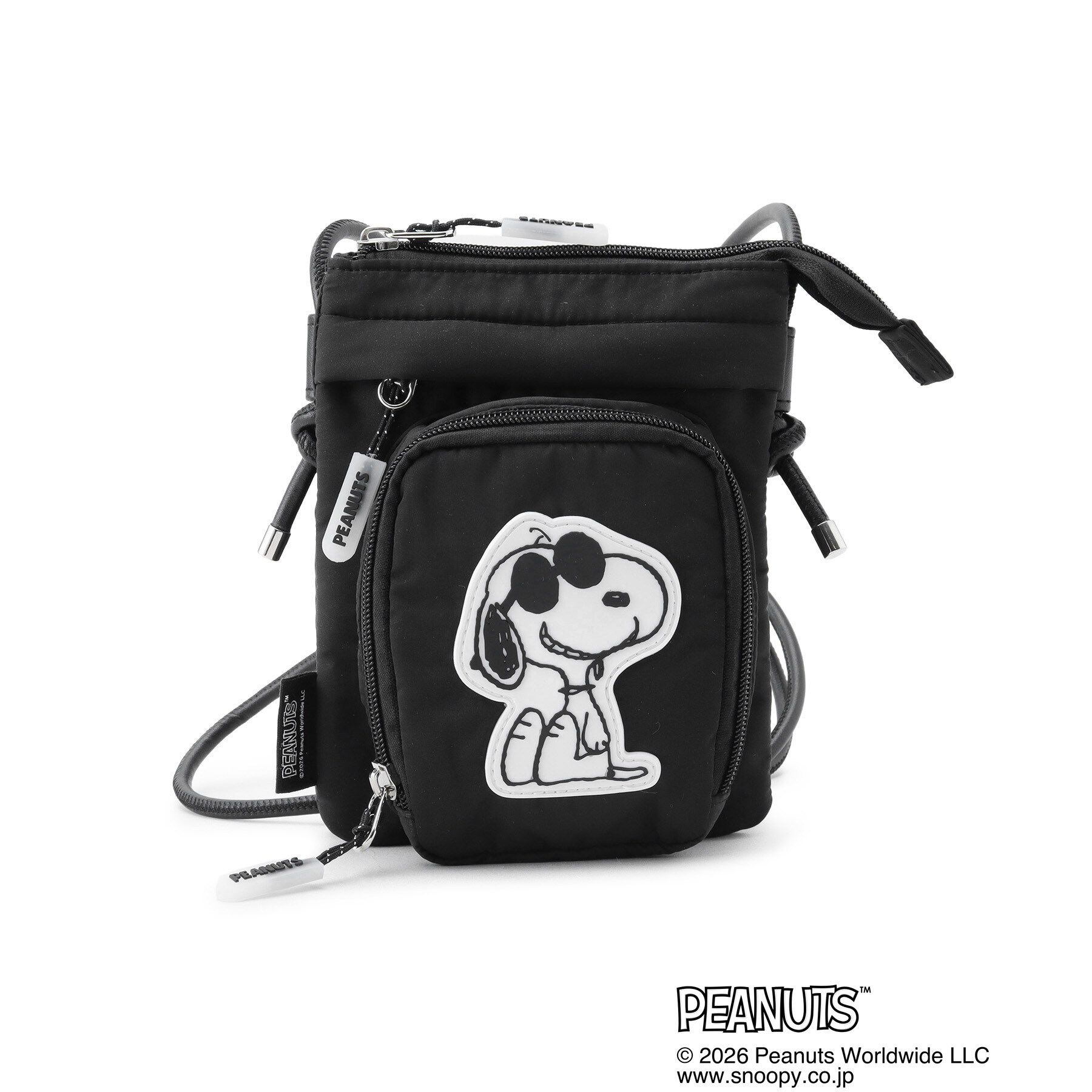 SHOO･LA･RUE「【PEANUTS】ミニショルダー」|ショルダー・メッセンジャー|ブラック(019)