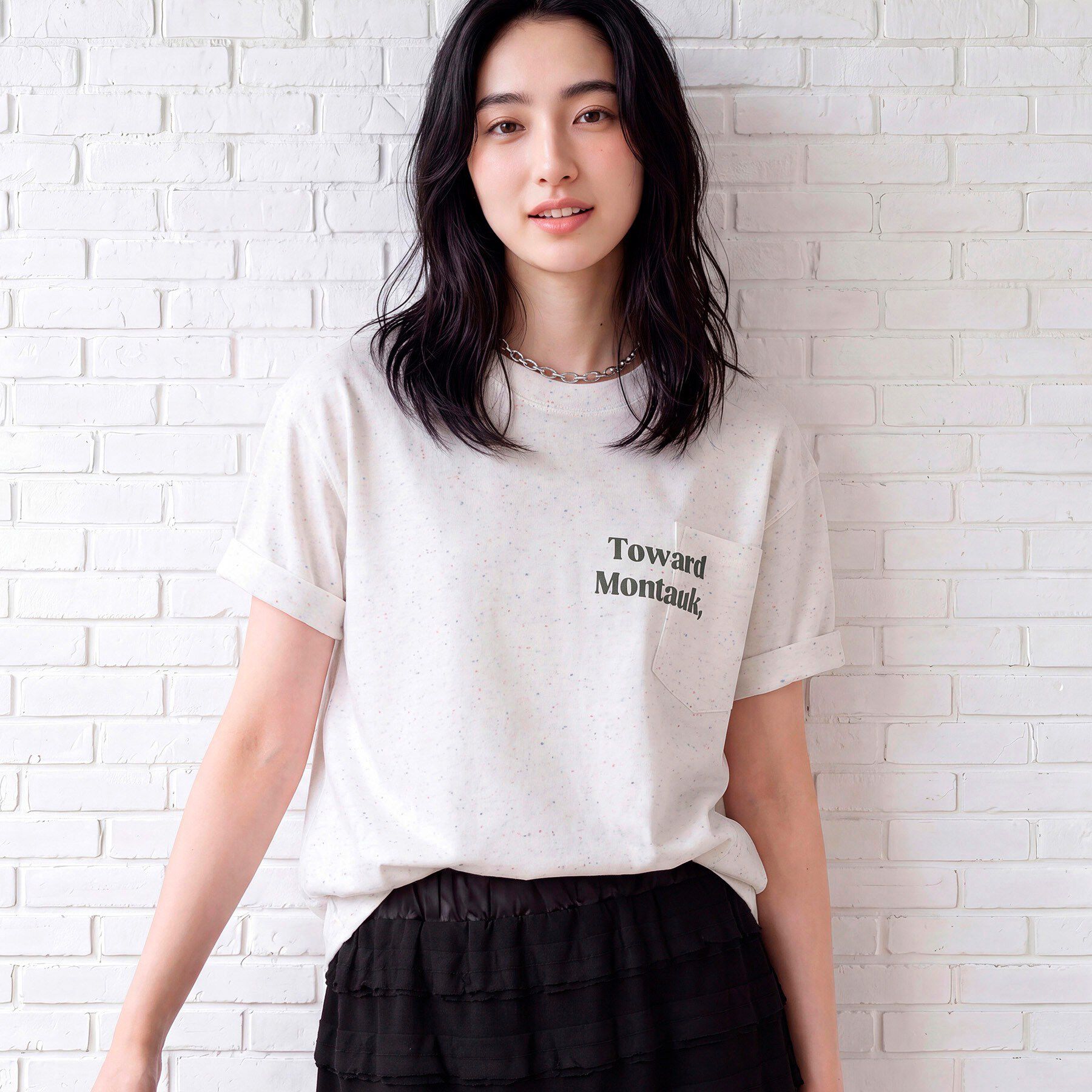 Dessin「カラーネップ ポケットTシャツ」|Tシャツ・カットソー|