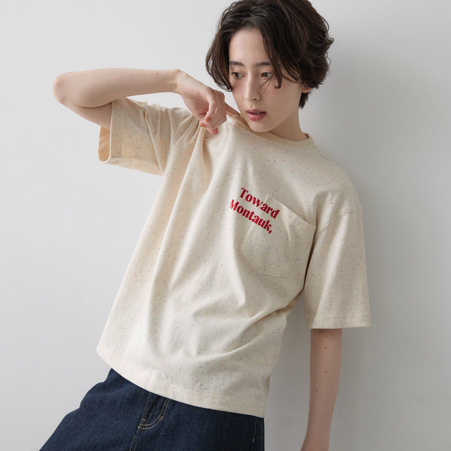 Dessin「カラーネップ ポケットTシャツ」|Tシャツ・カットソー|