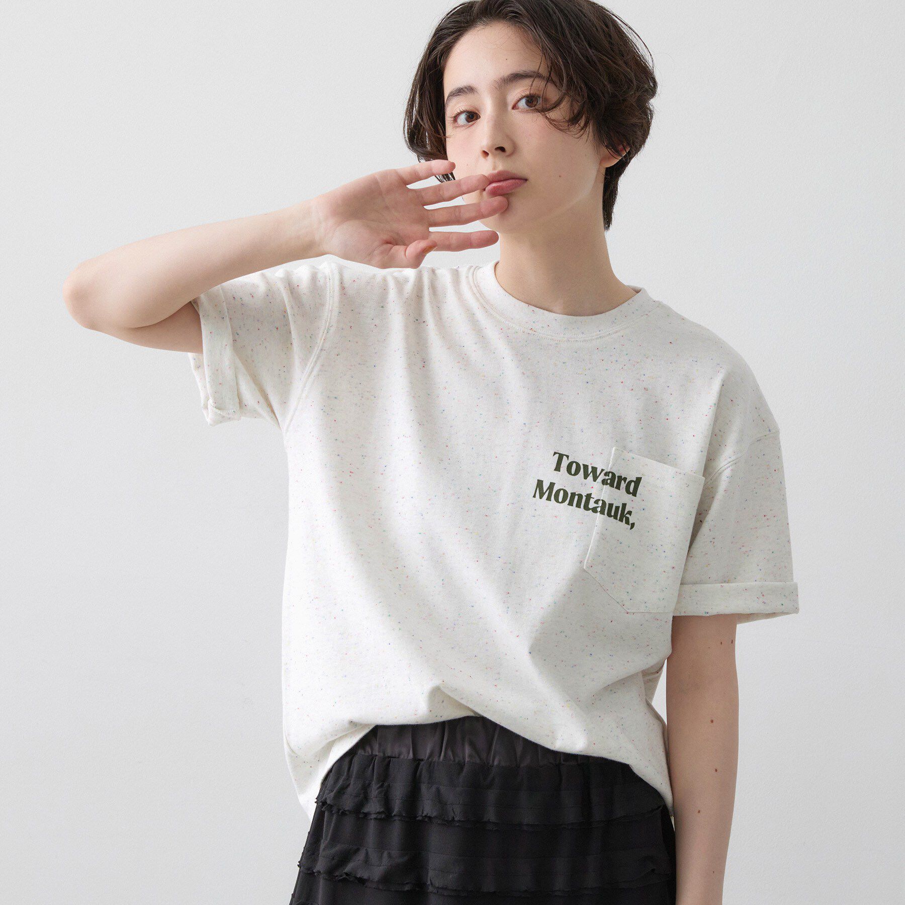 Dessin「カラーネップ ポケットTシャツ」|Tシャツ・カットソー|