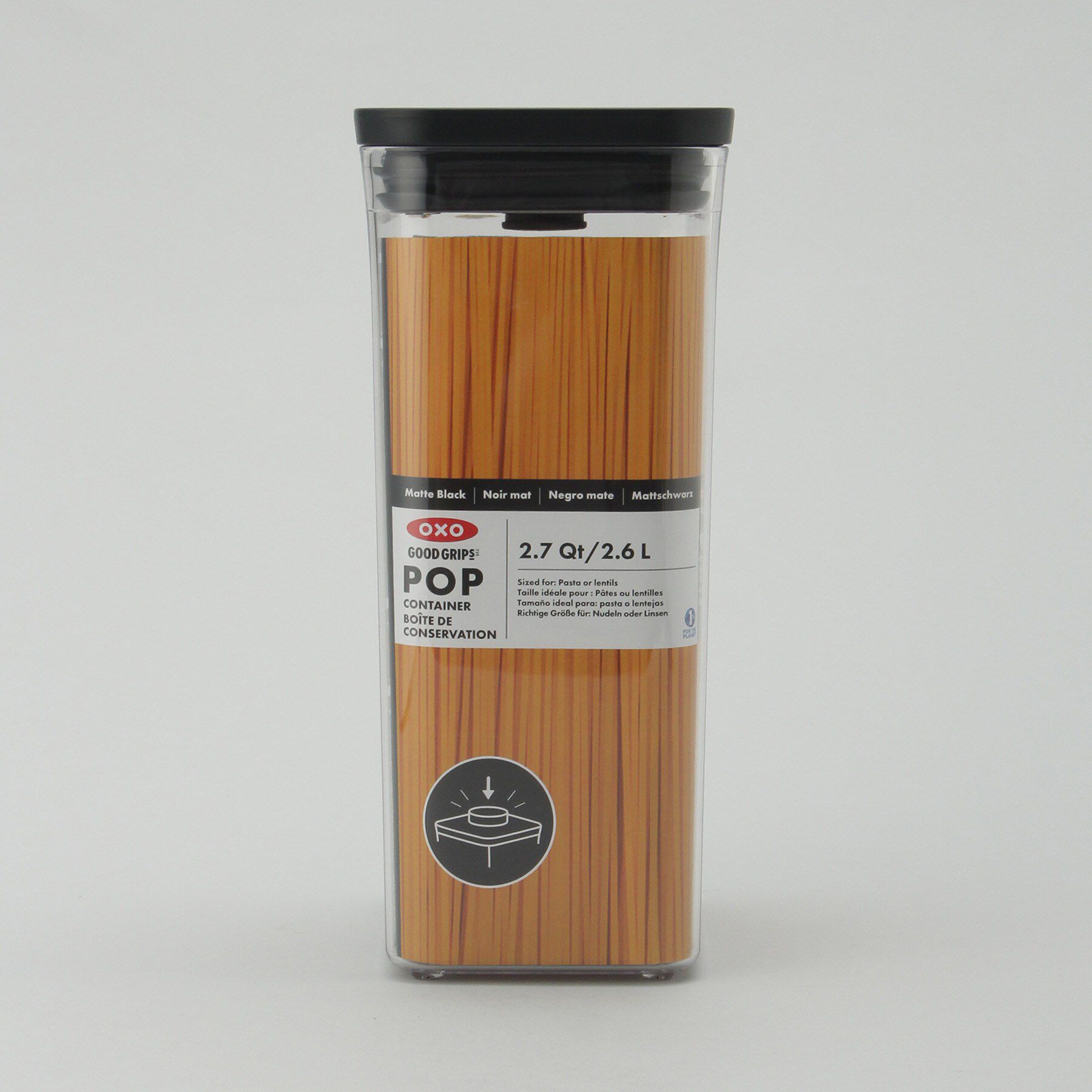 212 KITCHEN STORE「ポップコンテナ レクタングル ミディアム BK ＜OXO オクソー＞」|食器・キッチングッズ|
