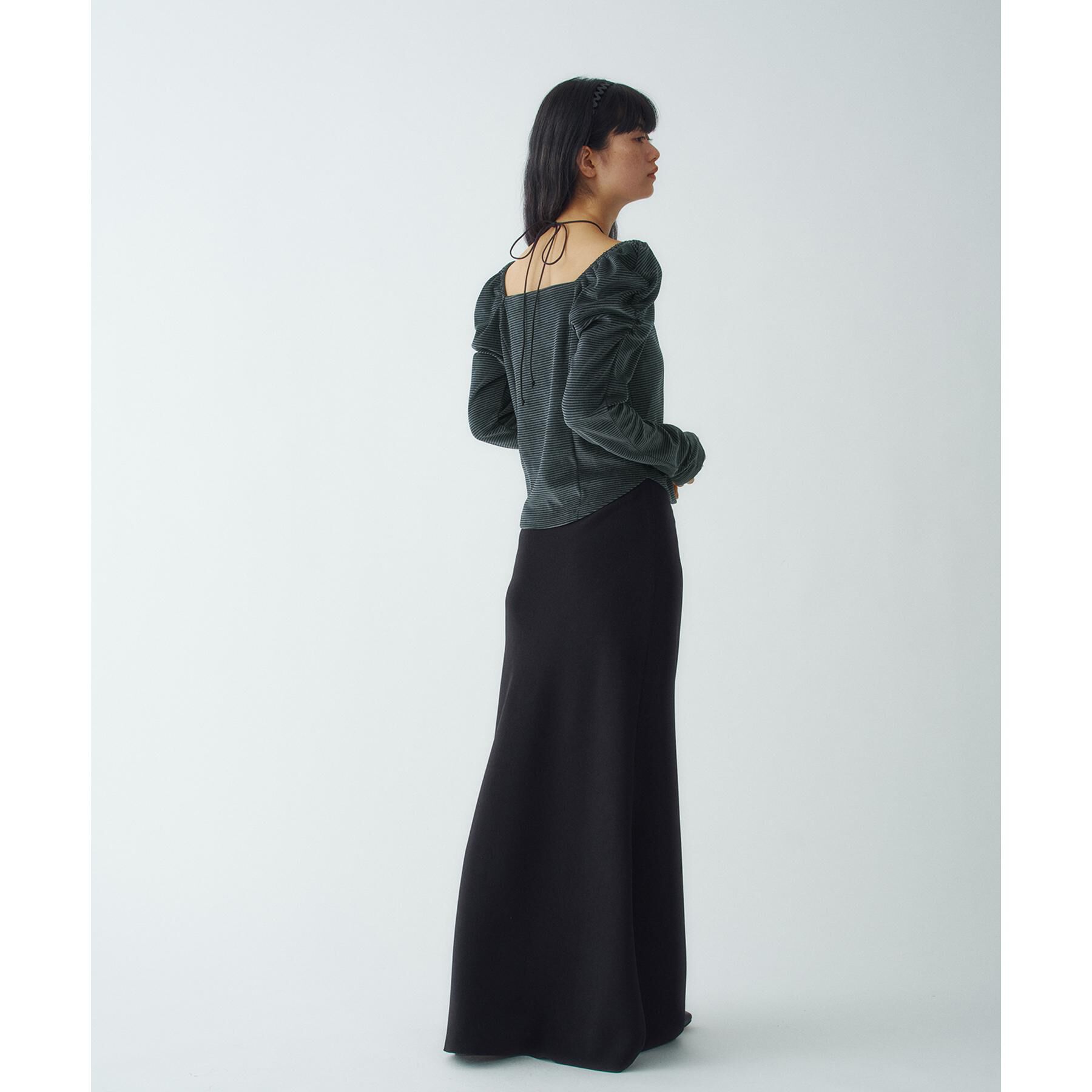 CODE A「velour square puff top」|Tシャツ・カットソー|