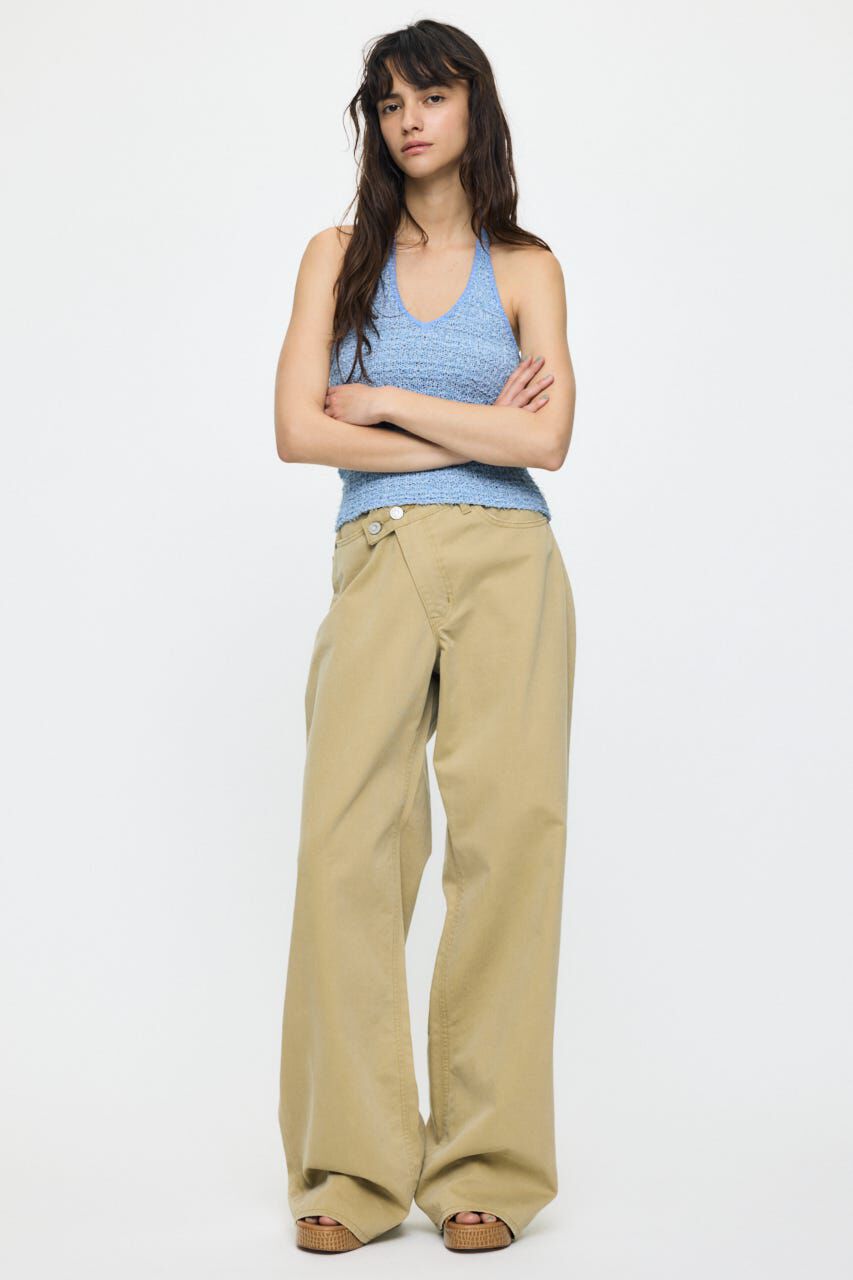 MOUSSY「HALTER NECK KNIT キャミ」|キャミソール|