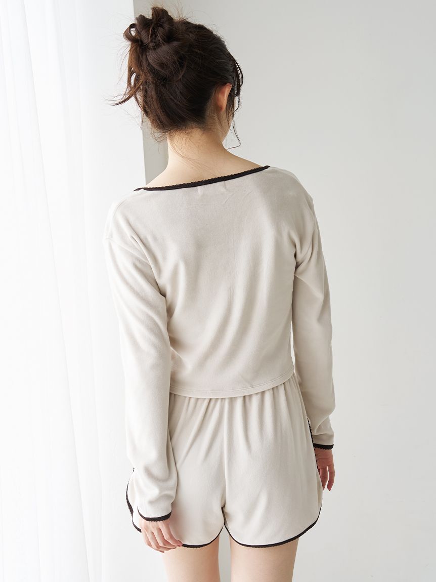 SNIDEL HOME「【イフミック(R)】シルキーフリースセットアップ」|ルームウェア|