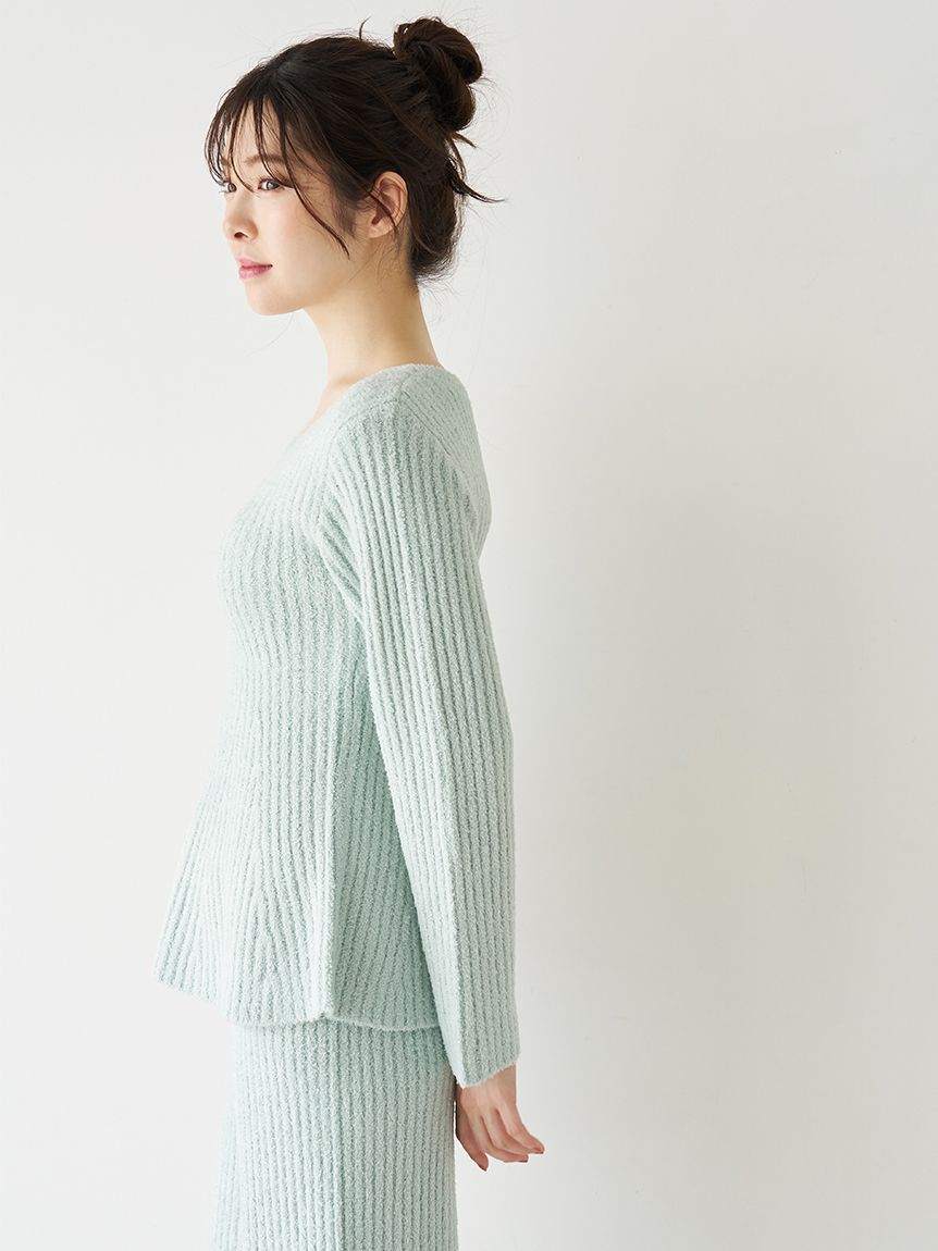 SNIDEL HOME「【イフミック(R)】ペプラムセットアップ」|ルームウェア|