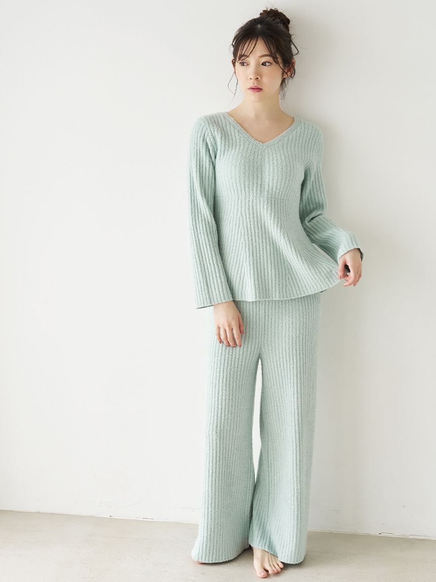 SNIDEL HOME「【イフミック(R)】ペプラムセットアップ」|ルームウェア|