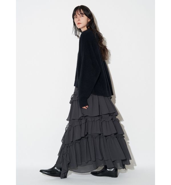 ELENDEEK「FOX WOOL ASYMMETRY KT」|ニット・セーター|