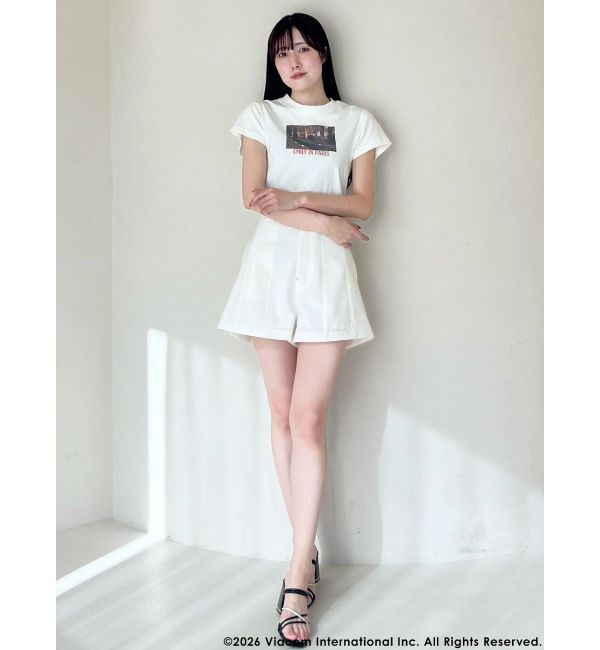 MERCURYDUO「【EMILY IN PARISコラボ】グラフィックロゴTシャツ」|Tシャツ・カットソー|