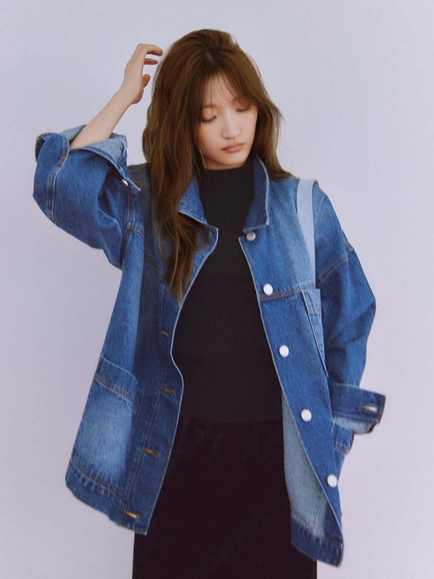 FRAY I.D「カバーオールデニムジャケット」|デニムジャケット|BLU