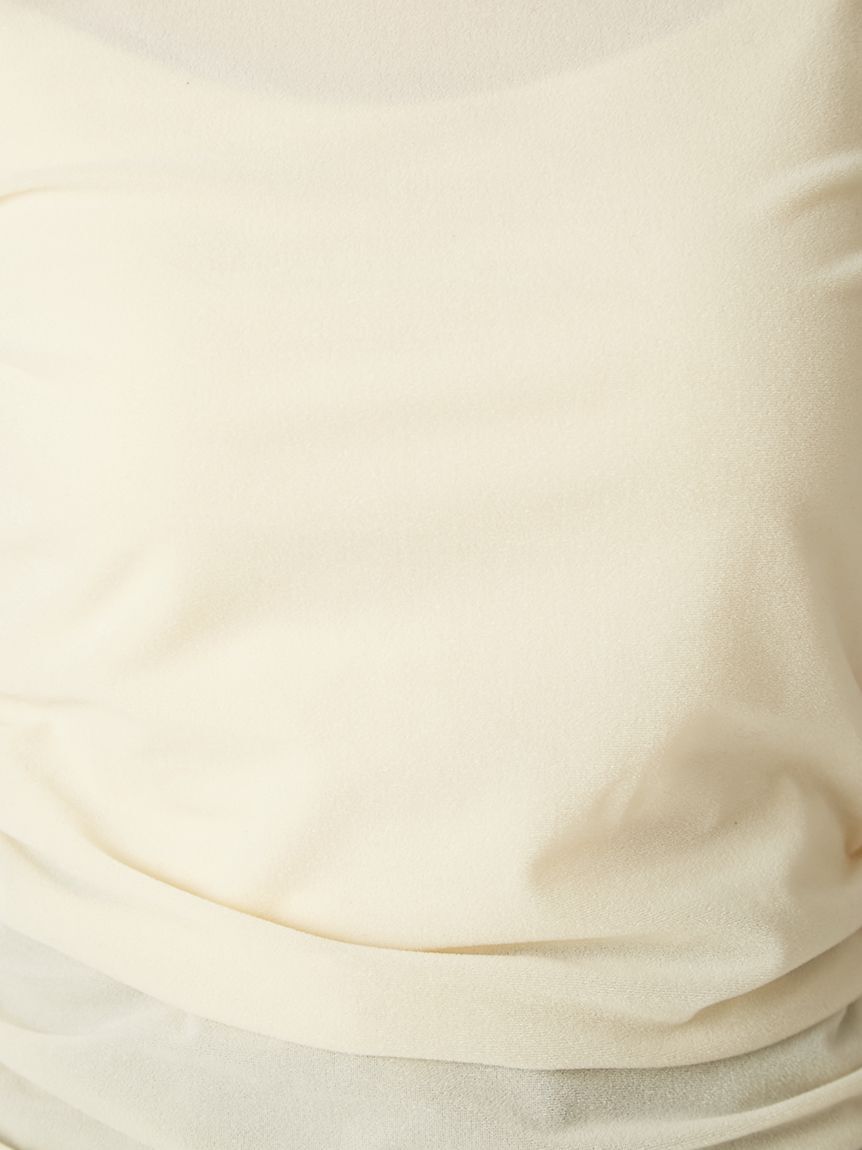 FRAY I.D「シアーベロアバックオープンTシャツ」|Tシャツ・カットソー|