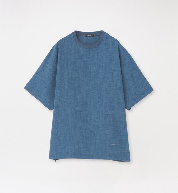  「【Safari Lounge別注】リネンライクオーバーTシャツ」|Tシャツ・カットソー|サックスブルー