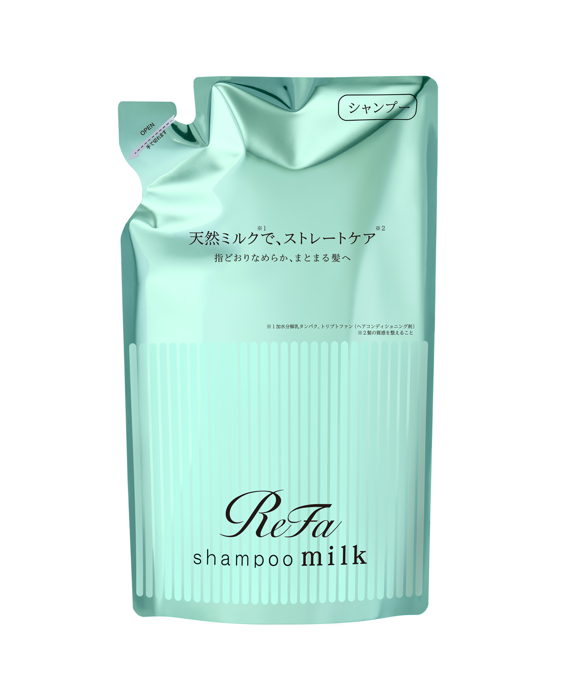 ReFa「リファミルクプロテインシャンプーストレート　430mL」|シャンプー|ブルー