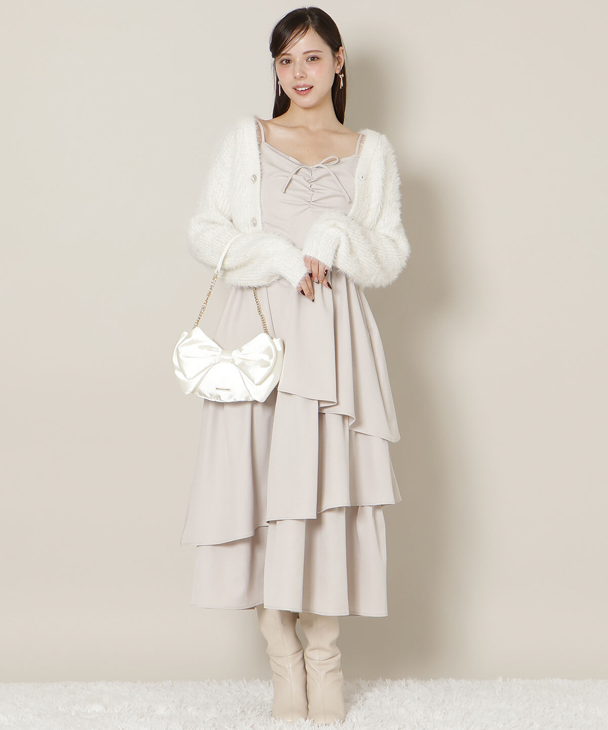 WILLSELECTION「ティアードキャミワンピース」|ワンピース|