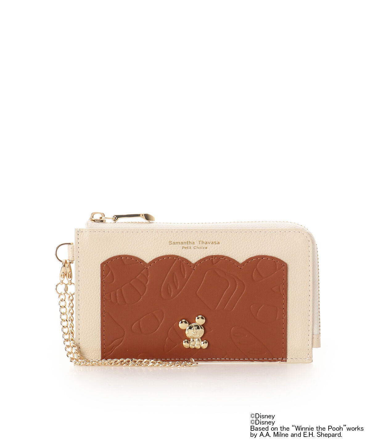 Samantha Thavasa Petit Choice「ディズニー『Nuiパン』コレクション フラグメントケース」|コインケース|キャメル