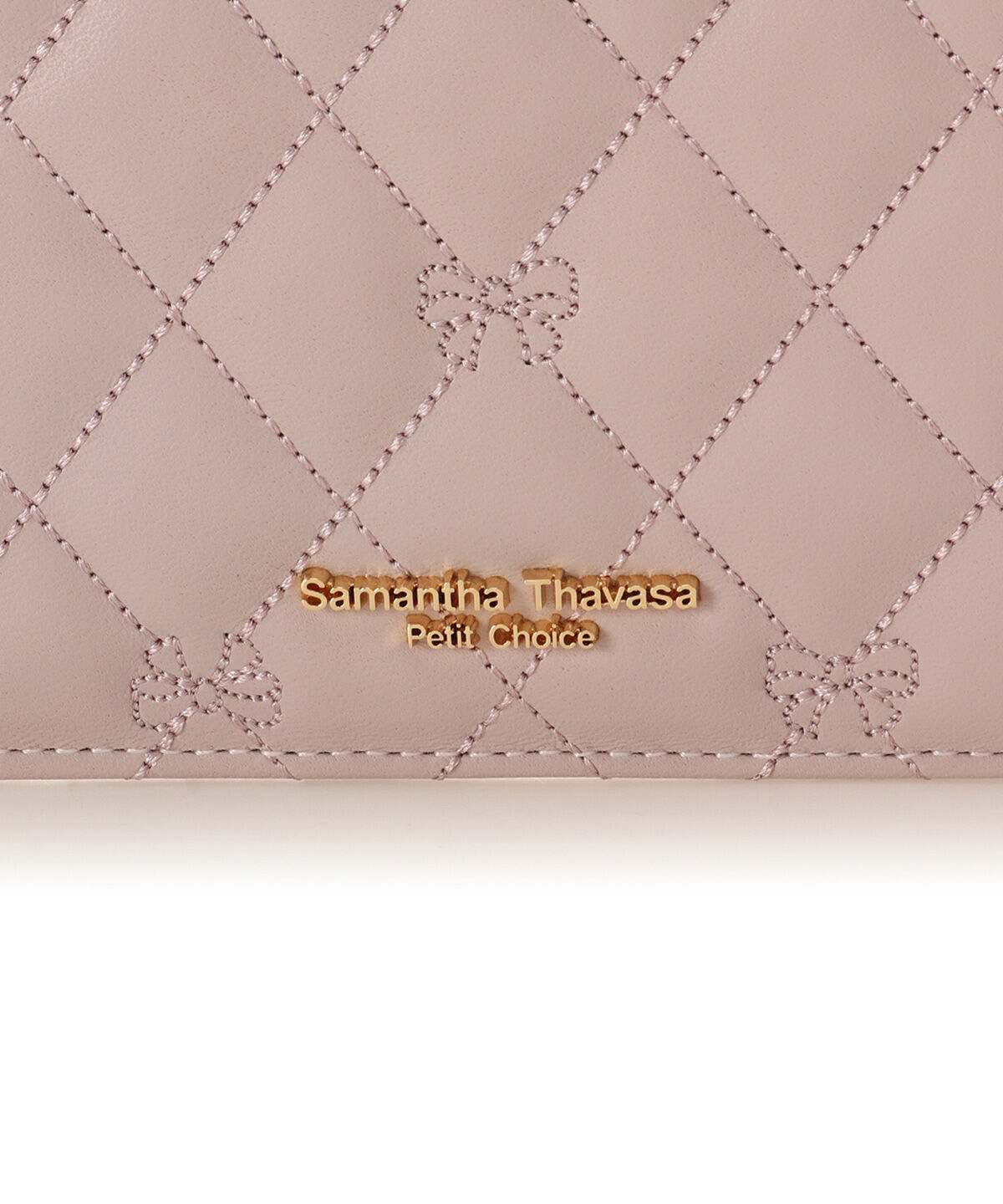 Samantha Thavasa Petit Choice「リボンキルト マルチケース」|コインケース|