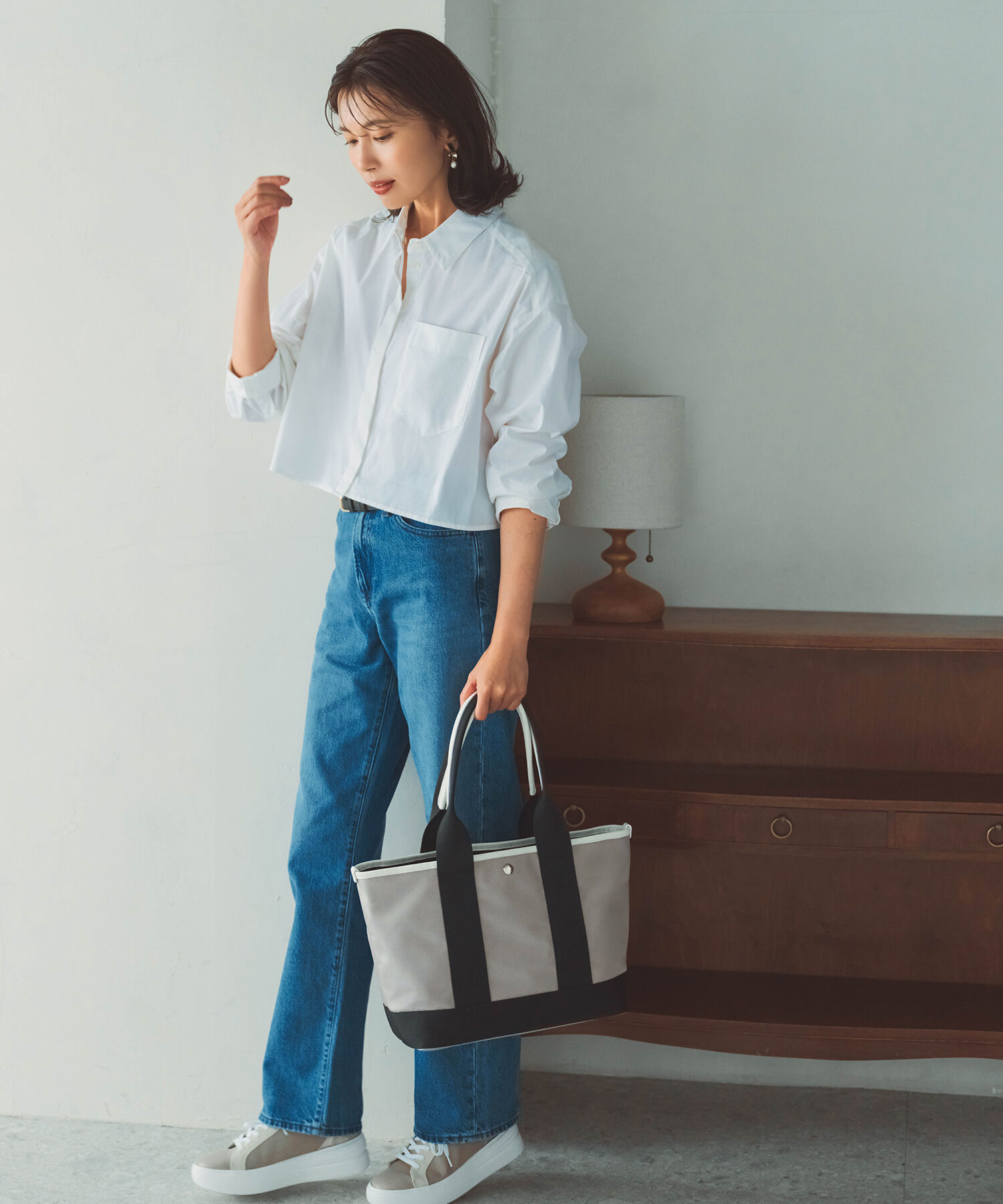 TOPKAPI BREATH「【Breath TOPKAPI sis】【WEB限定】ナイロン ロングハンドル トートバッグ」|トートバッグ|