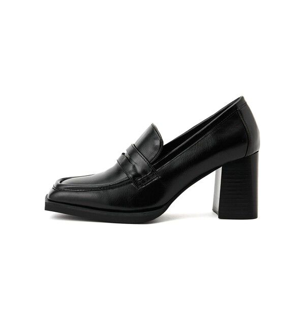 SY UNITED ARROWS「＜SY＞ヒールローファー パンプス75●&uarr;」|パンプス|BLACK