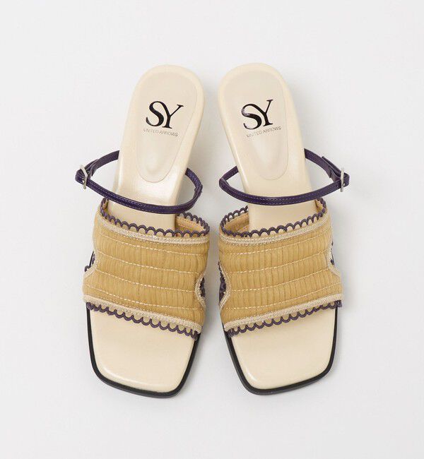 SY UNITED ARROWS「＜SY＞シースルーギャザー サンダル50&uarr;」|サンダル|