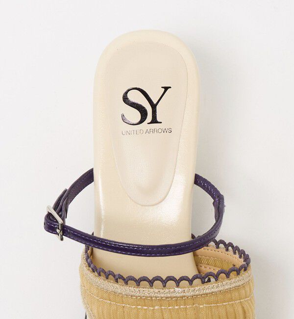 SY UNITED ARROWS「＜SY＞シースルーギャザー サンダル50&uarr;」|サンダル|