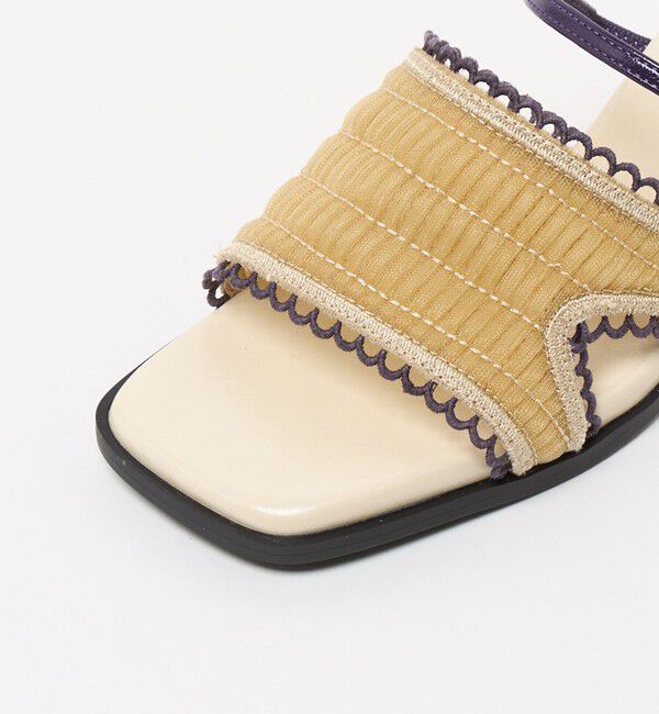 SY UNITED ARROWS「＜SY＞シースルーギャザー サンダル50&uarr;」|サンダル|