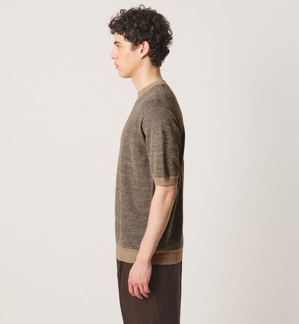 UNITED ARROWS「＜SOVEREIGN＞ハニカム ニットTシャツ」|Tシャツ・カットソー|