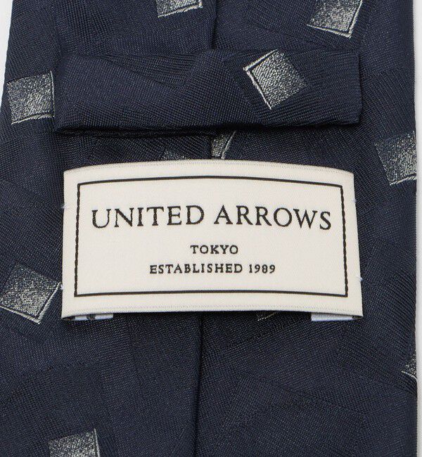 UNITED ARROWS「スクエア ジャガード ネクタイ」|ネクタイ・蝶ネクタイ|