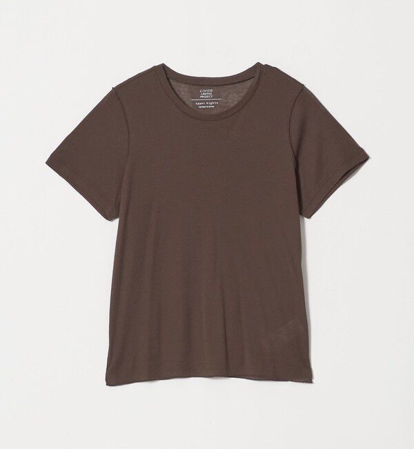 conte「＜upper hights &times; conte＞ シアー クルーネックTシャツ」|Tシャツ・カットソー|MD.BROWN
