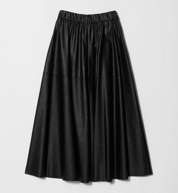 UNITED ARROWS「＜SACRA＞レザーライク マキシ スカート」|スカート|
