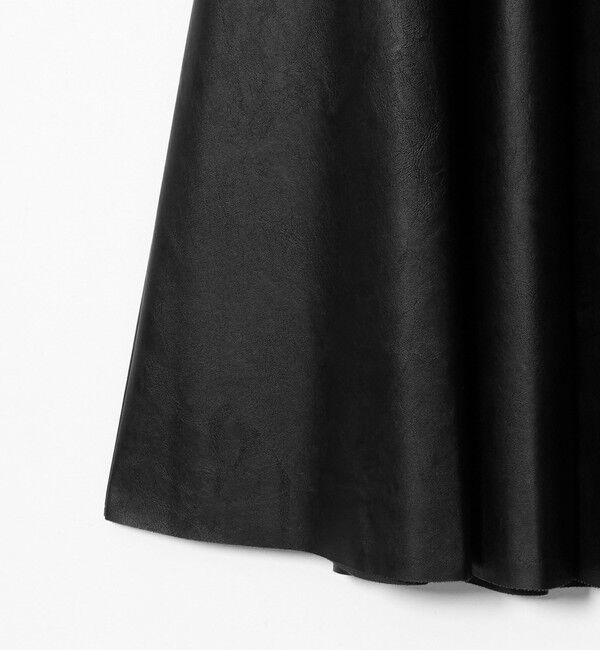 UNITED ARROWS「＜SACRA＞レザーライク マキシ スカート」|スカート|