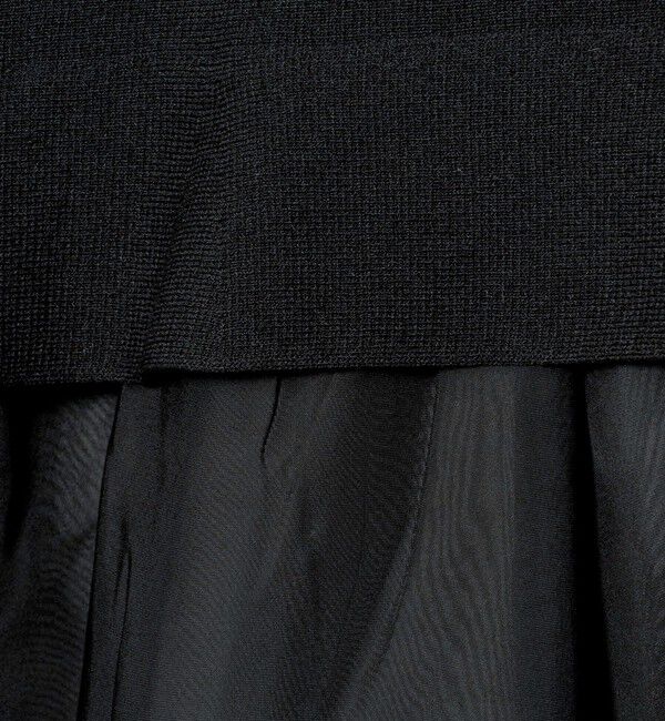 UNITED ARROWS「オーガンジー レース コンビ ニット ‐ウォッシャブル‐」|ニット・セーター|