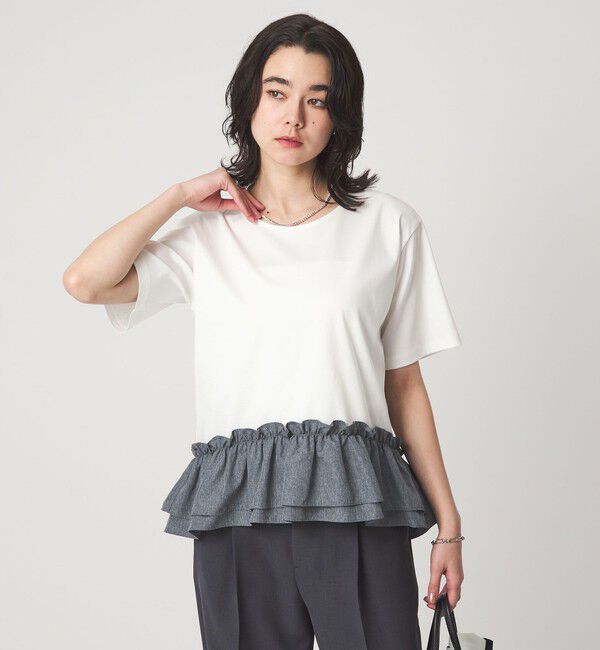 UNITED ARROWS green label relaxing「スソ ドッキング プルオーバー カットソー 接触冷感」|Tシャツ・カットソー|その他1