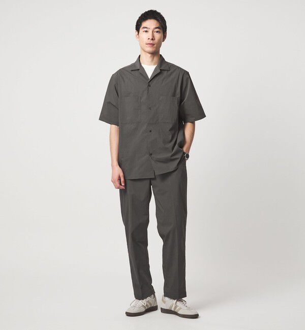 UNITED ARROWS green label relaxing「WONDER CLOTH オープンカラー 3ポケット 半袖シャツ -ストレッチ・接触冷感・吸水速乾-」|シャツ・ブラウス|